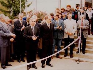 Otvoritev telovadnice 26.10.1997